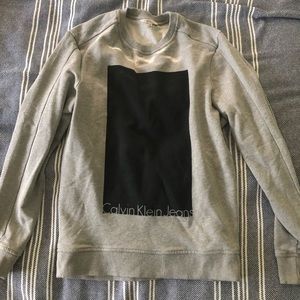 Calvin Klein grey pullover sweater